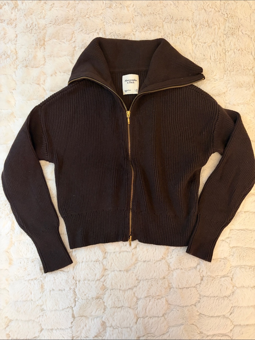 Abercrombie Double Zip Sweater